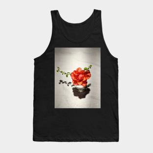 One Orange Flower Tank Top